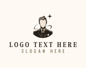 Suit - Male Administrative Supervisor logo design