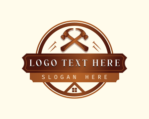 Construction - House Hammer Construction logo design