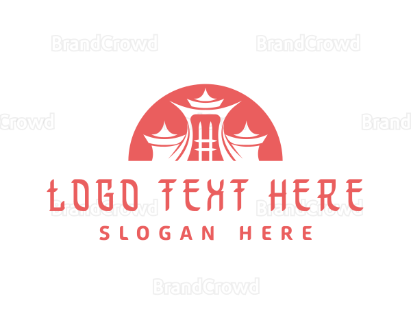 Asian Ancient Architecture Logo