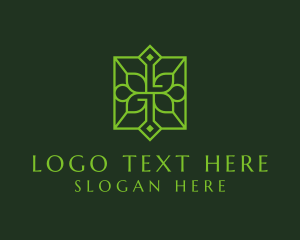 Hotel - Luxury Leaves Nature logo design