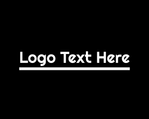 Design - Generic Masculine Underline logo design