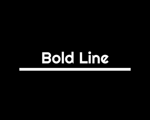 Underline - Generic Masculine Underline logo design