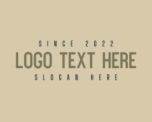 Word - Elegant Industrial Enterprise logo design