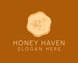 Flying Honeybee Farm logo design