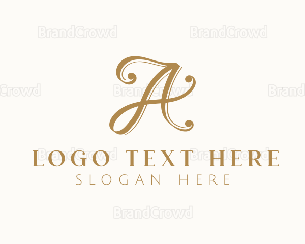Elegant Boutique Letter A Logo