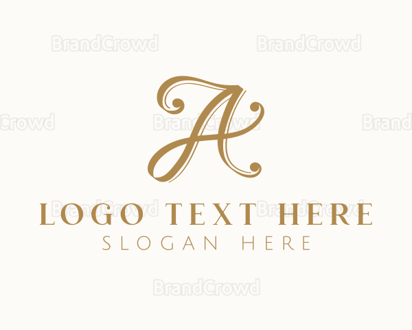 Elegant Boutique Letter A Logo