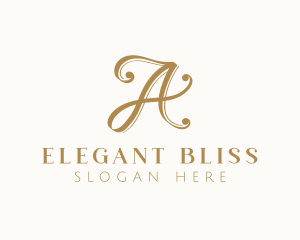 Aesthetic - Elegant Boutique Letter A logo design
