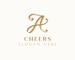 Hotel - Elegant Boutique Letter A logo design