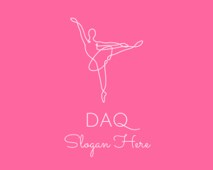 Olympics - Elegant Ballerina Twirl logo design