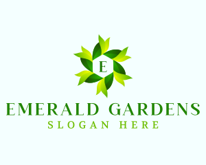 Leaf Botanical Garden logo design