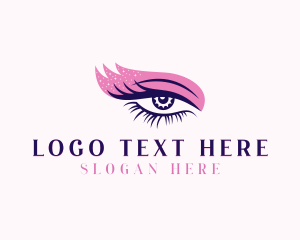 Eyelash - Beauty Eyelash Cosmetics logo design