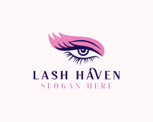 Eyelash - Beauty Eyelash Cosmetics logo design