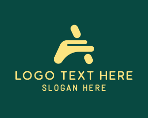 Digital Service - Digital Media Letter A logo design
