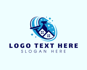 Hygiene - House Cleaning Janitorial logo design