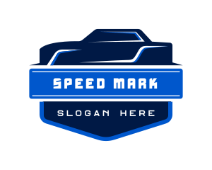 Car Motorsport Emblem logo design