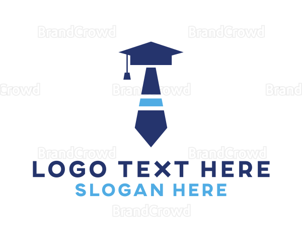 Business Tie Graduate Logo