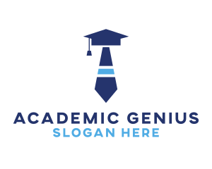 Professor - Business Tie Graduate logo design