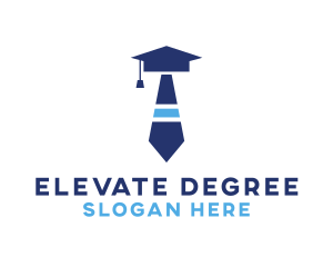 Degree - Business Tie Graduate logo design