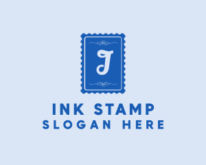 Snail Mail Postage Stamp logo design