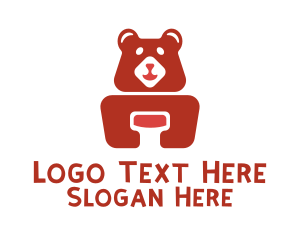 Teddy - Zoo Bear Sanctuary logo design