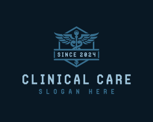 Caduceus Medical Clinic logo design