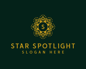 Star Mandala Flower logo design