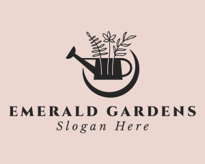 Leaves Gardening Plant logo design