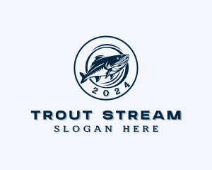 Trout - Bait And Tackle Fishery logo design