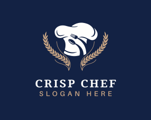 Chef Restaurant Cutlery  logo design