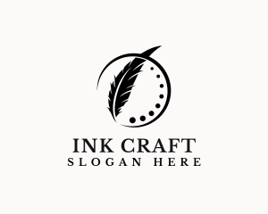Ink - Ink Feather Quill logo design