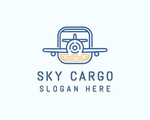 Logistics Airplane Travel logo design