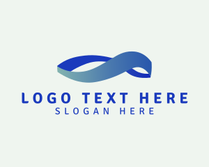 Motion - Gradient Loop Business logo design