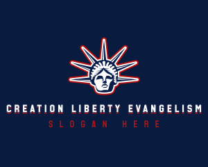 American Statue of Liberty logo design