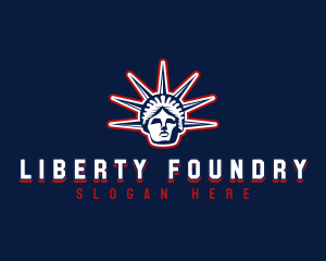 American Statue of Liberty logo design