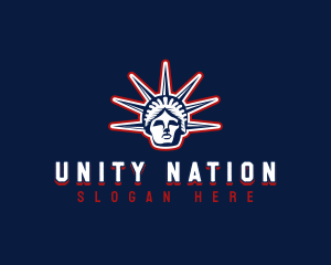 American Statue of Liberty logo design