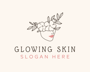 Floral Beauty Face Skincare logo design