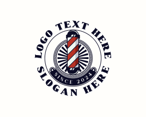 Letter Mark - Barber Haircut Barbershop logo design