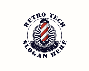 Barber Haircut Barbershop logo design