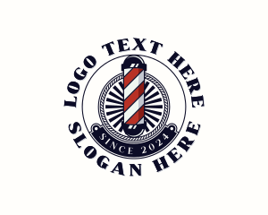 Barber Haircut Barbershop Logo