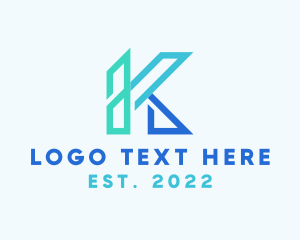 Letter K - Business Corporate Letter K logo design