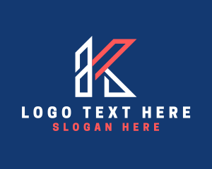 Investment - Generic Business Firm Letter K logo design