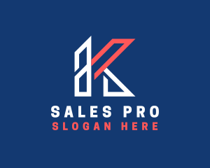 Sales - Generic Business Firm Letter K logo design