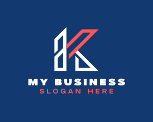 Generic Business Letter K logo design