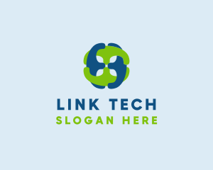 Tech Chain Connection logo design