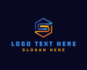 Fabrication - Industrial Fabrication Letter S logo design