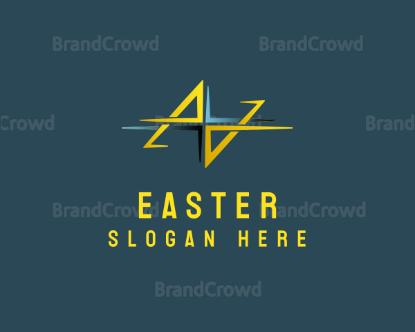 Modern Letter AV Business Logo
