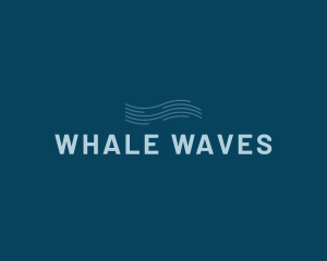 Water Aqua Wave logo design