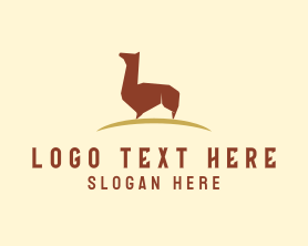 Animal - Alpaca Animal logo design