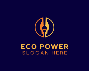 Energy - Electrical Plug Energy logo design