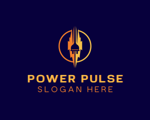 Energy - Electrical Plug Energy logo design